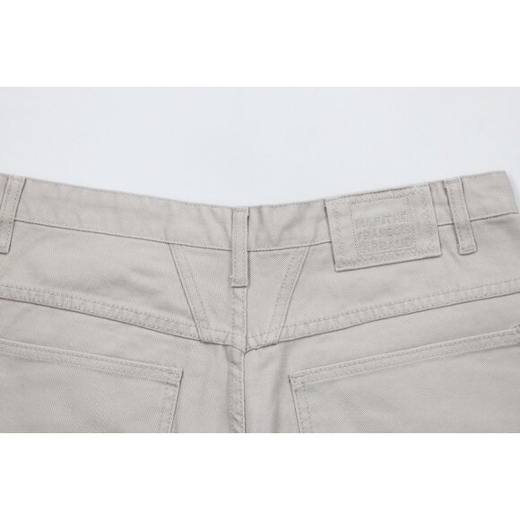 Deadstock Vtg 90s Marithe Francois Girbaud Mens 33 Baggy Denim Jean Shorts Gray - Picture 8 of 11